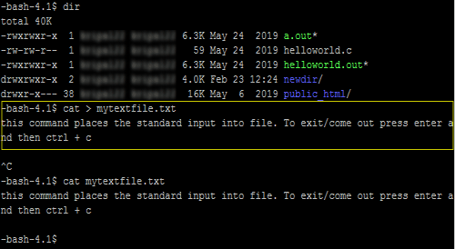 Linux command to to send standard input to file